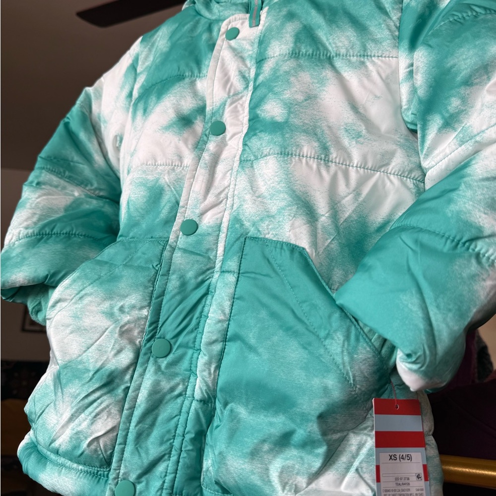 NEW! Kids “Cat & Jack” Teal Green XS 4/5